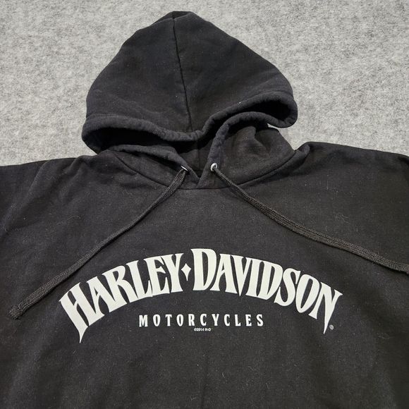 Harley Davidson Motorcycles Mens XL Bristol Connecticut CT Hoodie Sweatshirt - Picture 5 of 16